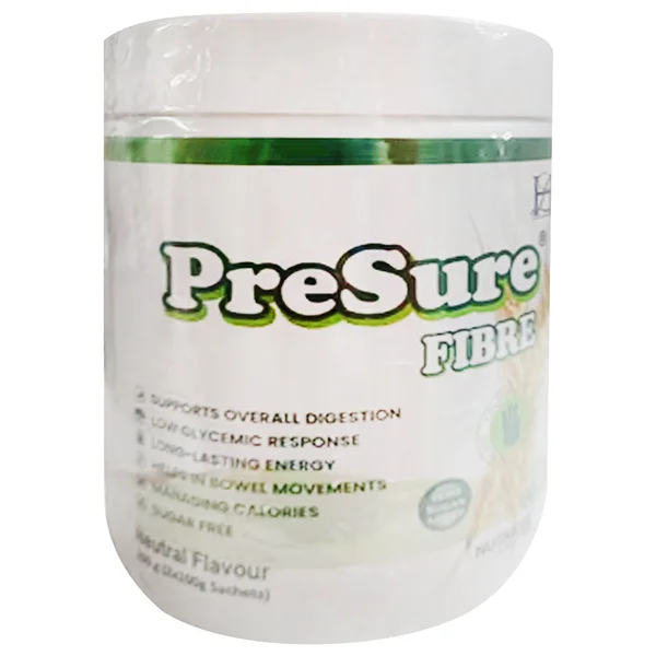 Presure Fibre Sugar Free Neutral Flavor Nutritional Drink Powder, 200 gm Jar