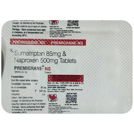 Premigrane-NS Tablet 2's