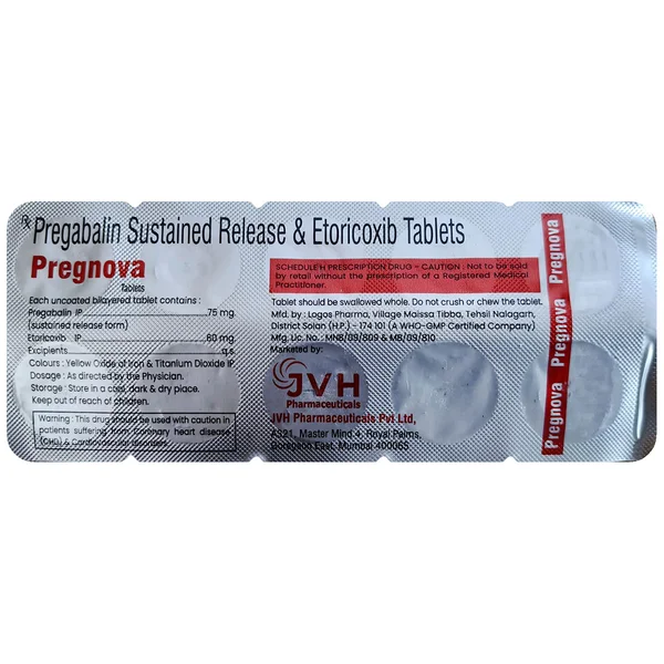 Pregnova Tablet 10's