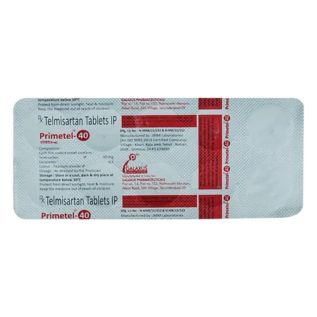 Primetel 40 mg Tablet 10's