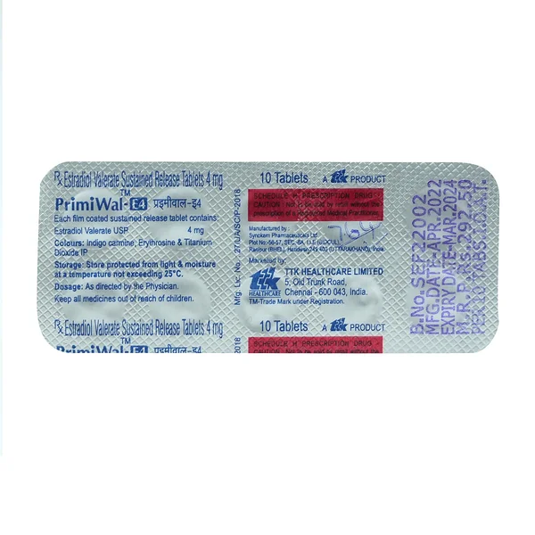 Primiwal-E4 Tablet 10's, Pack of 10 TABLETS