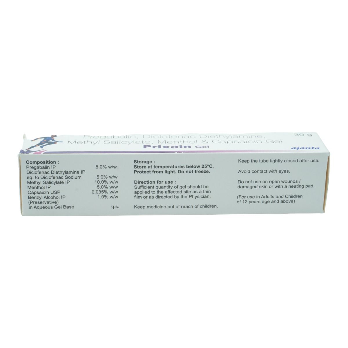 Prixain Gel 30 gm Price, Uses, Side Effects, Composition Apollo Pharmacy