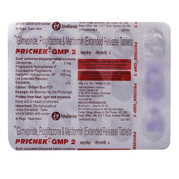 Prichek-GMP 2 Tablet 15's