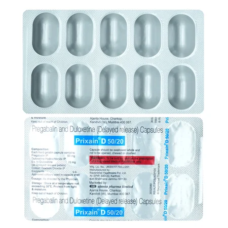Prixain D 50/20 Capsule 10's