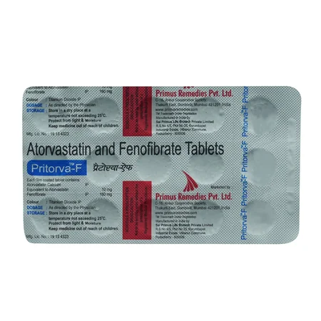 Pritorva-F 10 mg/160 mg Tablet 15's
