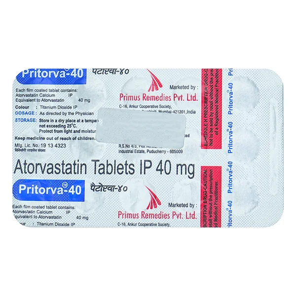 Pritorva-40 Tablet 15's