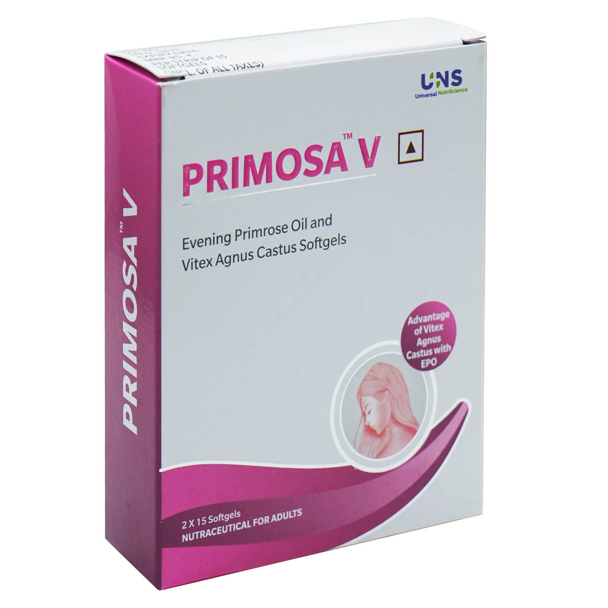Primosa V Softgel Capsule 15's, Pack of 15 GelS Primosa V Softgel Capsule 15's, Pack of 15 GelS