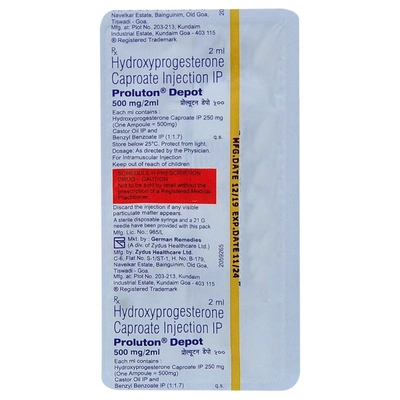 Proluton Depot Injection 2 ml, Pack of 1 Injection