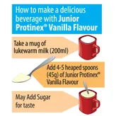 Protinex Junior Vanilla Flavour Nutrition Powder for Kids, 400 gm Jar, Pack of 1