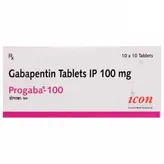 Progaba 100 mg Tablet 10's, Pack of 10 TabletS