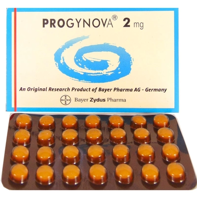 Progynova 2 mg Tablet 28's, Pack of 28 TABLETS