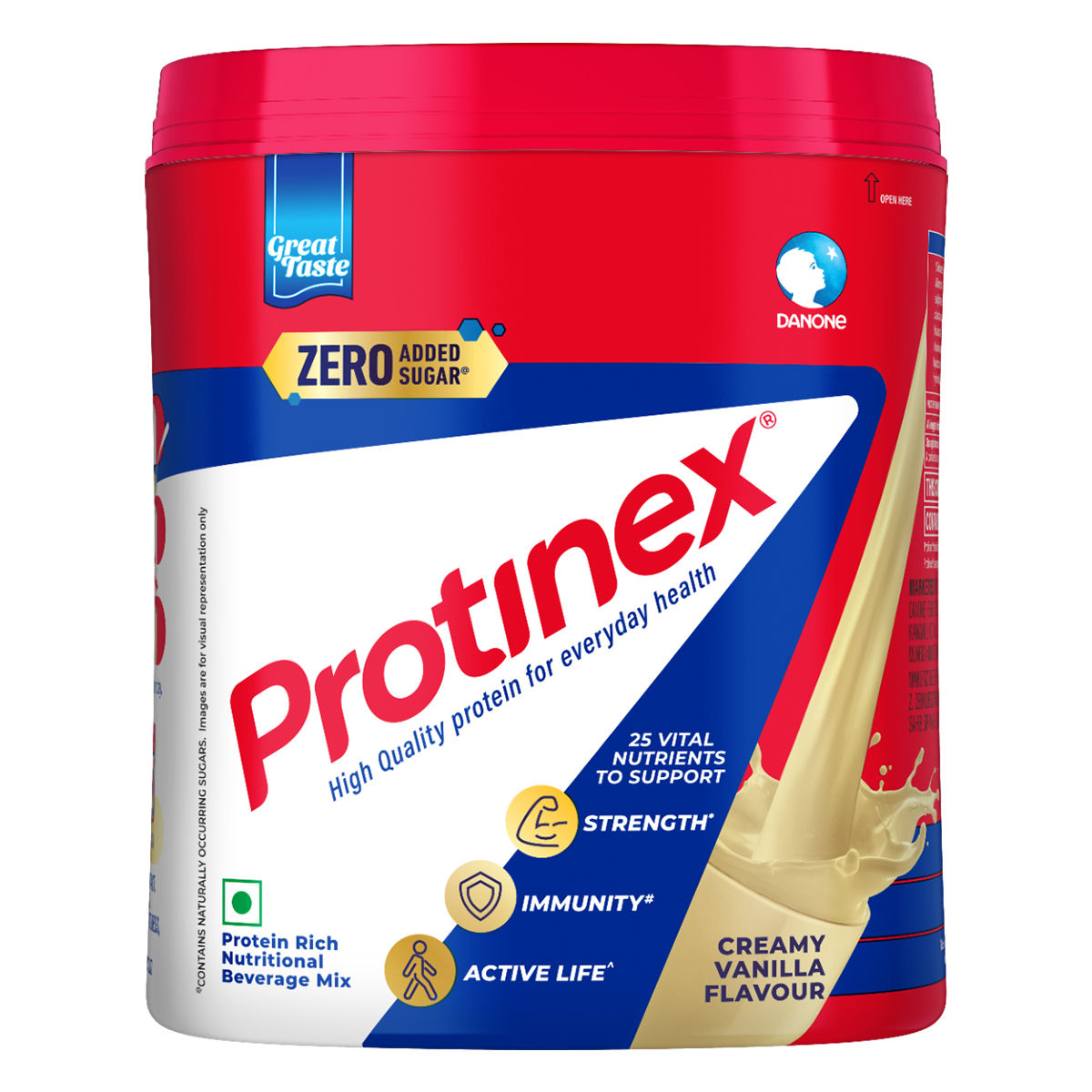 Buy Protinex Creamy Vanilla Flavour Nutritional Drink Powder for Adults, 400 gm Jar Online