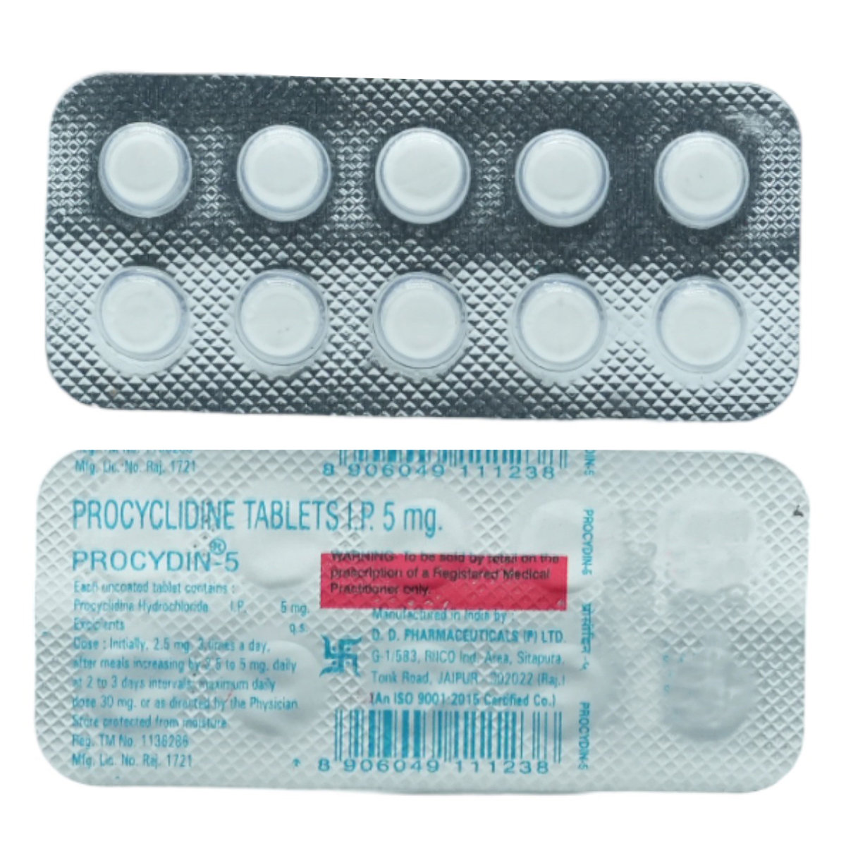 Procydin-5 Tablet 10's, Pack of 10 TabletS Procydin-5 Tablet 10's, Pack of 10 TabletS