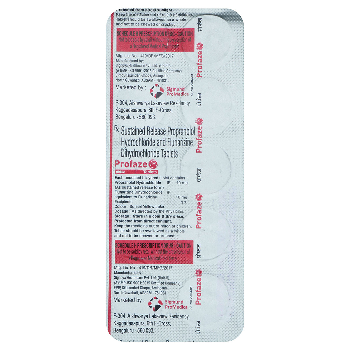 Profaze Tablet 10's, Pack of 10 Profaze Tablet 10's, Pack of 10