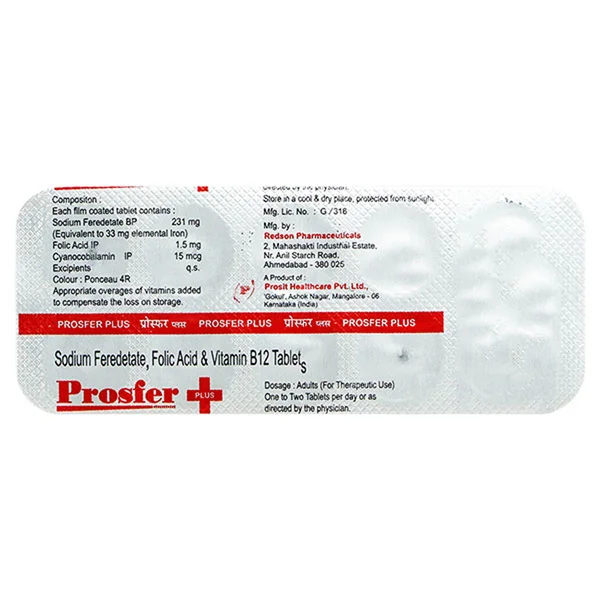 Prosfer Plus Tablet 10's, Pack of 10 TABLETS