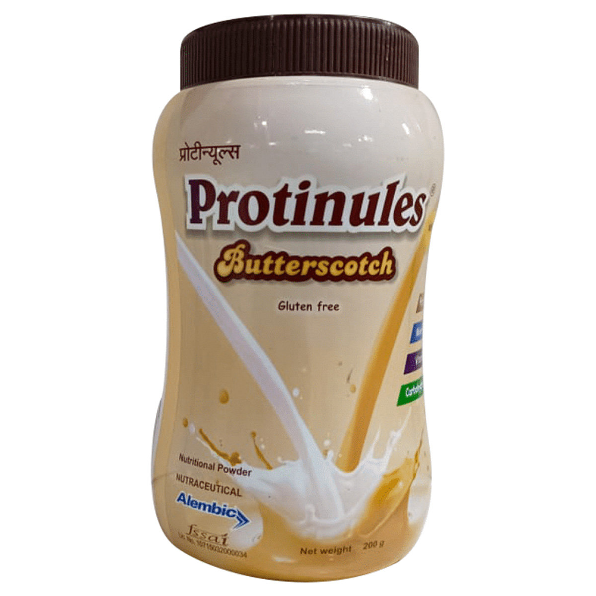 Protinules Butterscotch Flavour Powder, 200 gm, Pack of 1 Protinules Butterscotch Flavour Powder, 200 gm, Pack of 1