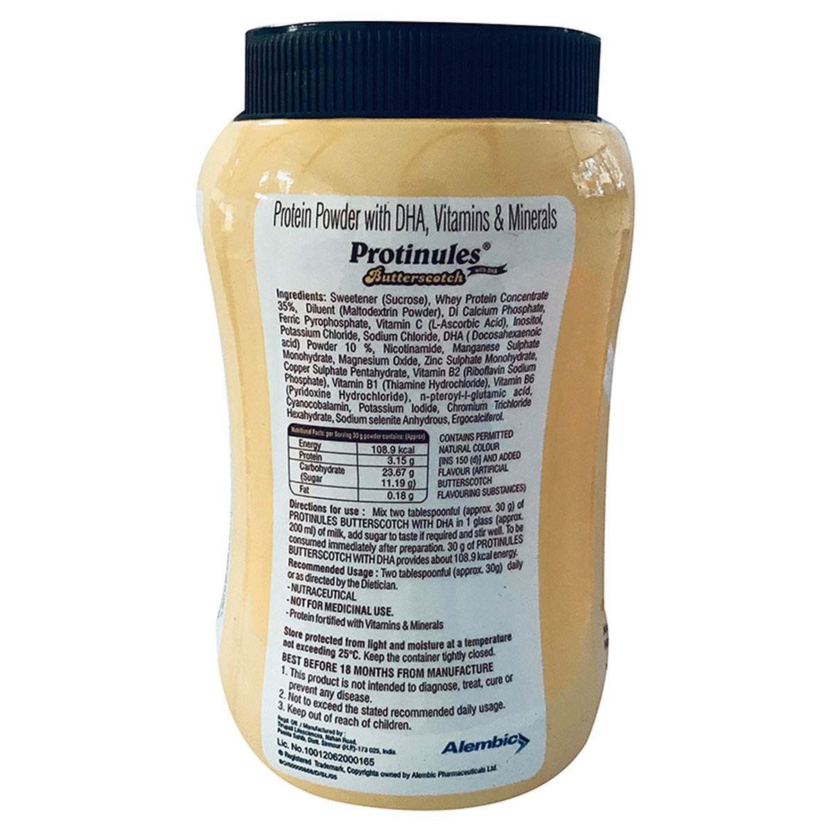 Protinules Butterscotch Flavour Powder, 200 gm, Pack of 1 Protinules Butterscotch Flavour Powder, 200 gm, Pack of 1