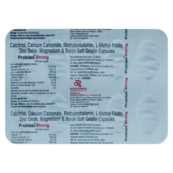 Problast Strong Capsule 10's