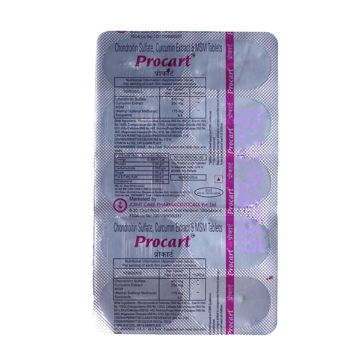Buy Procart Tablet 10's Online