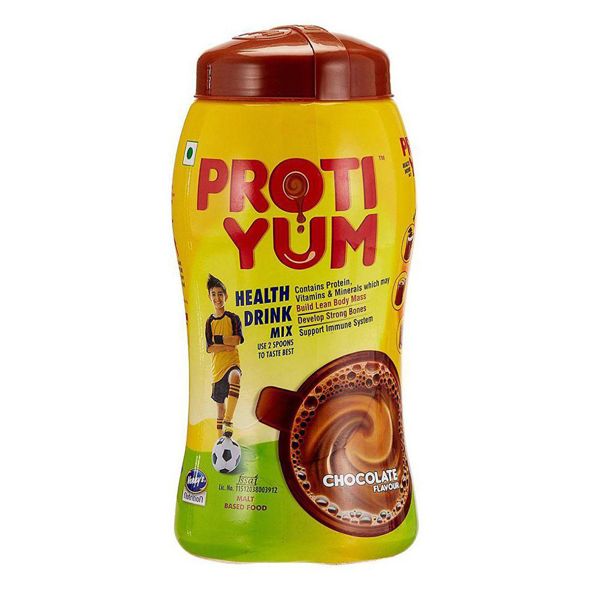 Proti Yum Chocolate Flavour Powder, 200 gm, Pack of 1 Proti Yum Chocolate Flavour Powder, 200 gm, Pack of 1