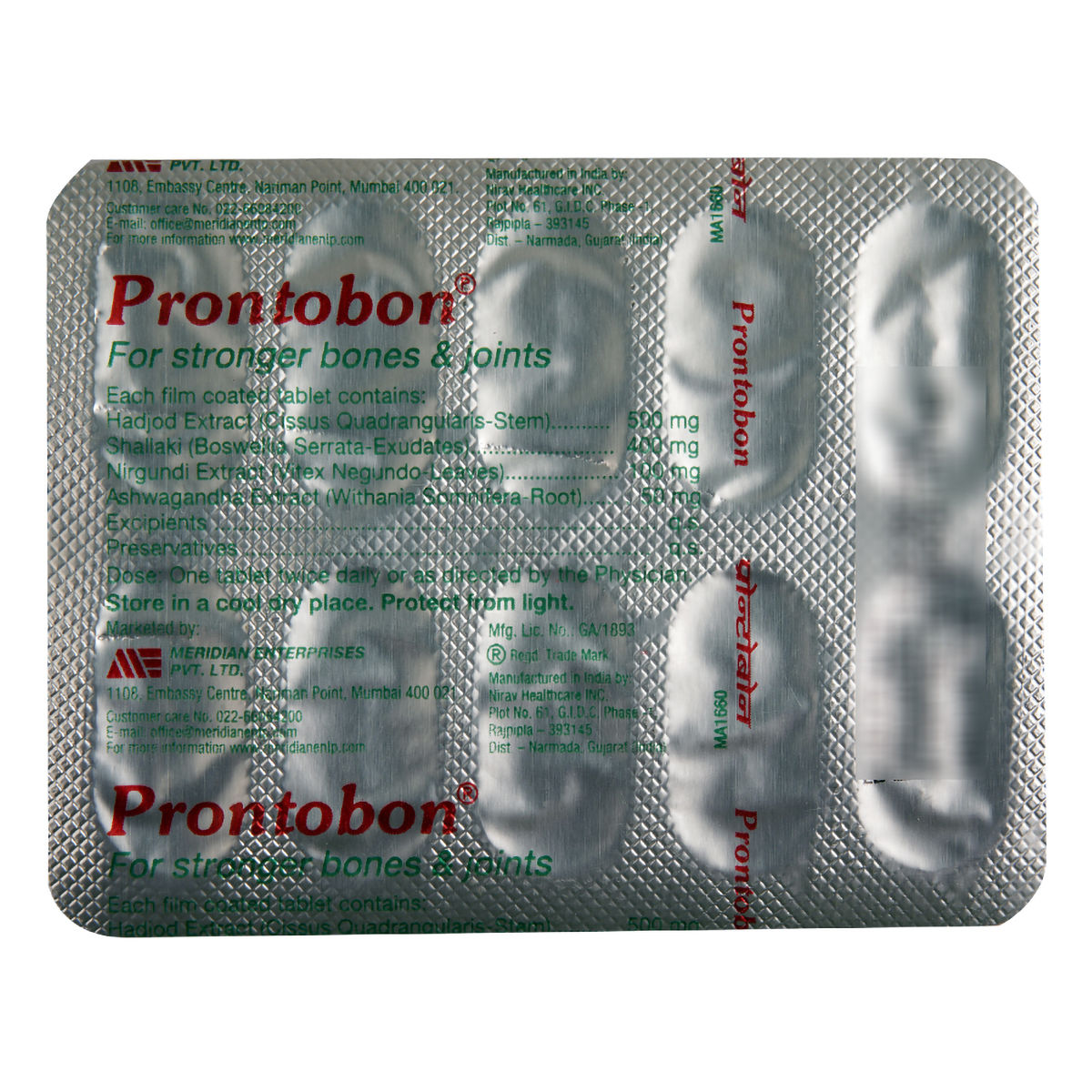 Prontobon, 10 Tablets, Pack of 10 S