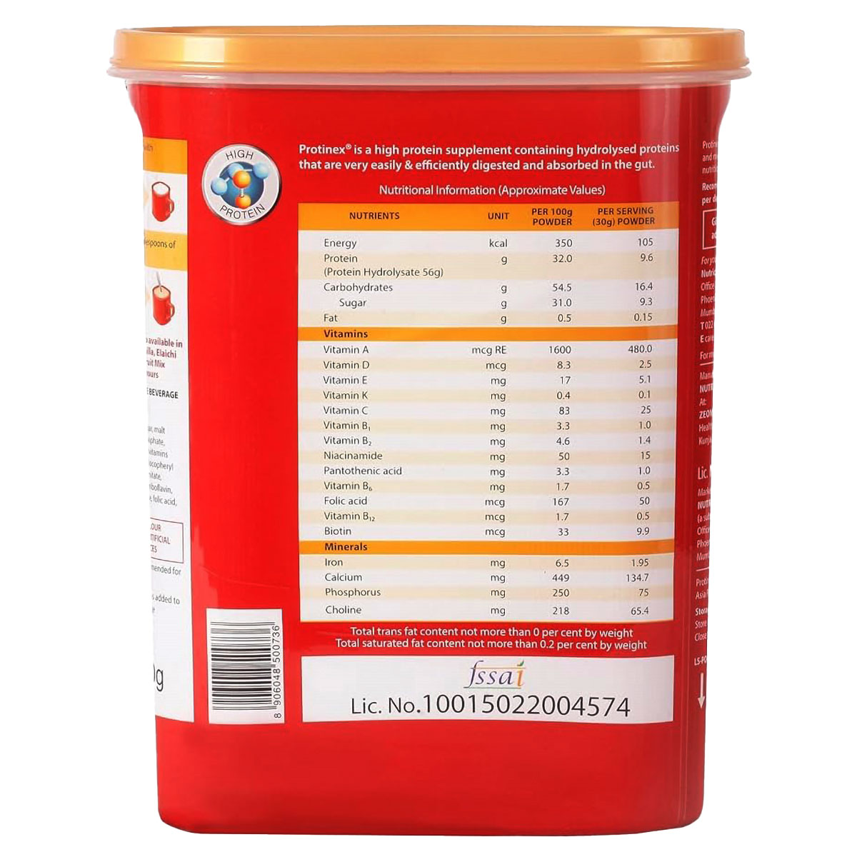 Protinex Original Powder 500 gm, Pack of 1 Protinex Original Powder 500 gm, Pack of 1