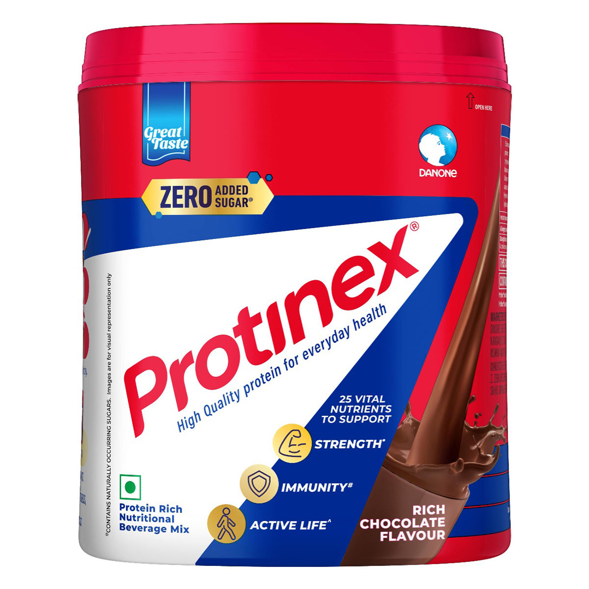 Buy Protinex Rich Chocolate Flavour Nutritional Drink Powder for Adults, 400 gm Jar Online