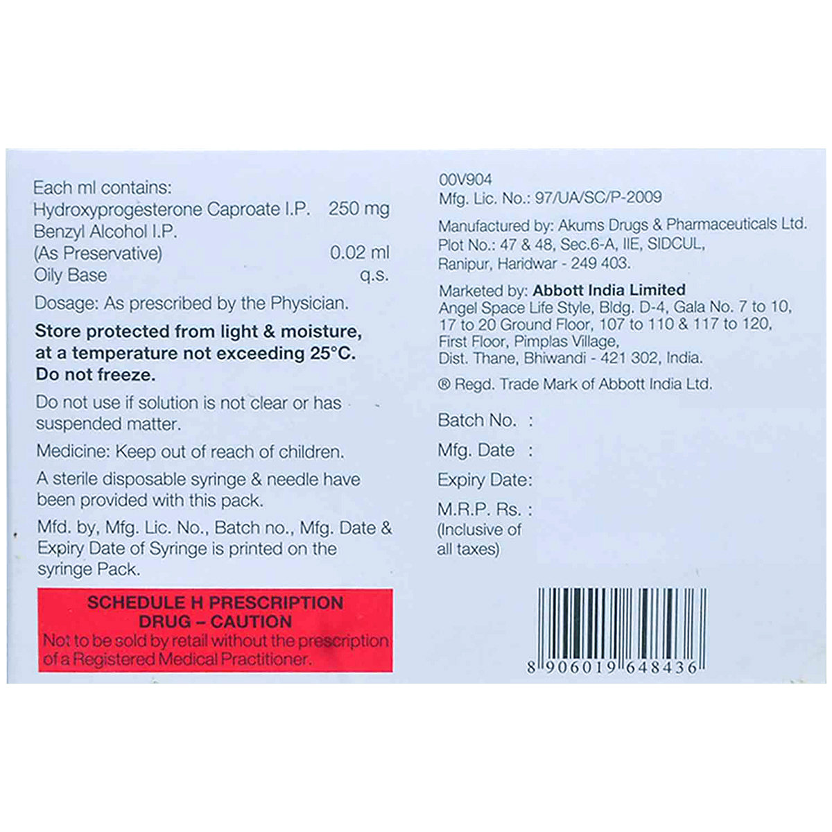 Pro-9 500mg Injection 2ml, Pack of 1 INJECTION Pro-9 500mg Injection 2ml, Pack of 1 INJECTION