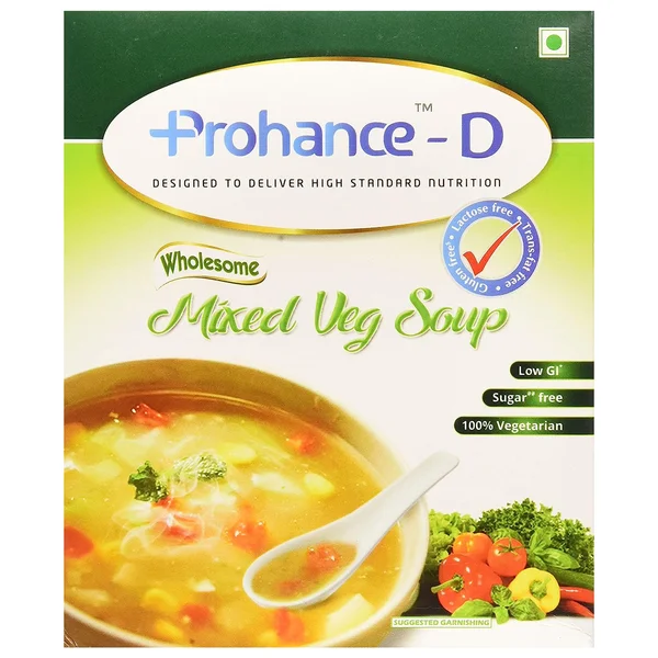 Prohance-D Wholesome S/F Mixed Veg Powder, 200 gm, Pack of 1 Powder