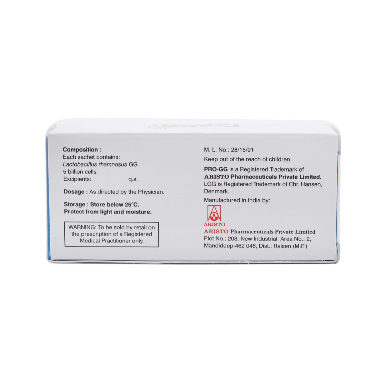 ProGG RF Sachet 0.5 gm Price, Uses, Side Effects, Composition - Apollo ...