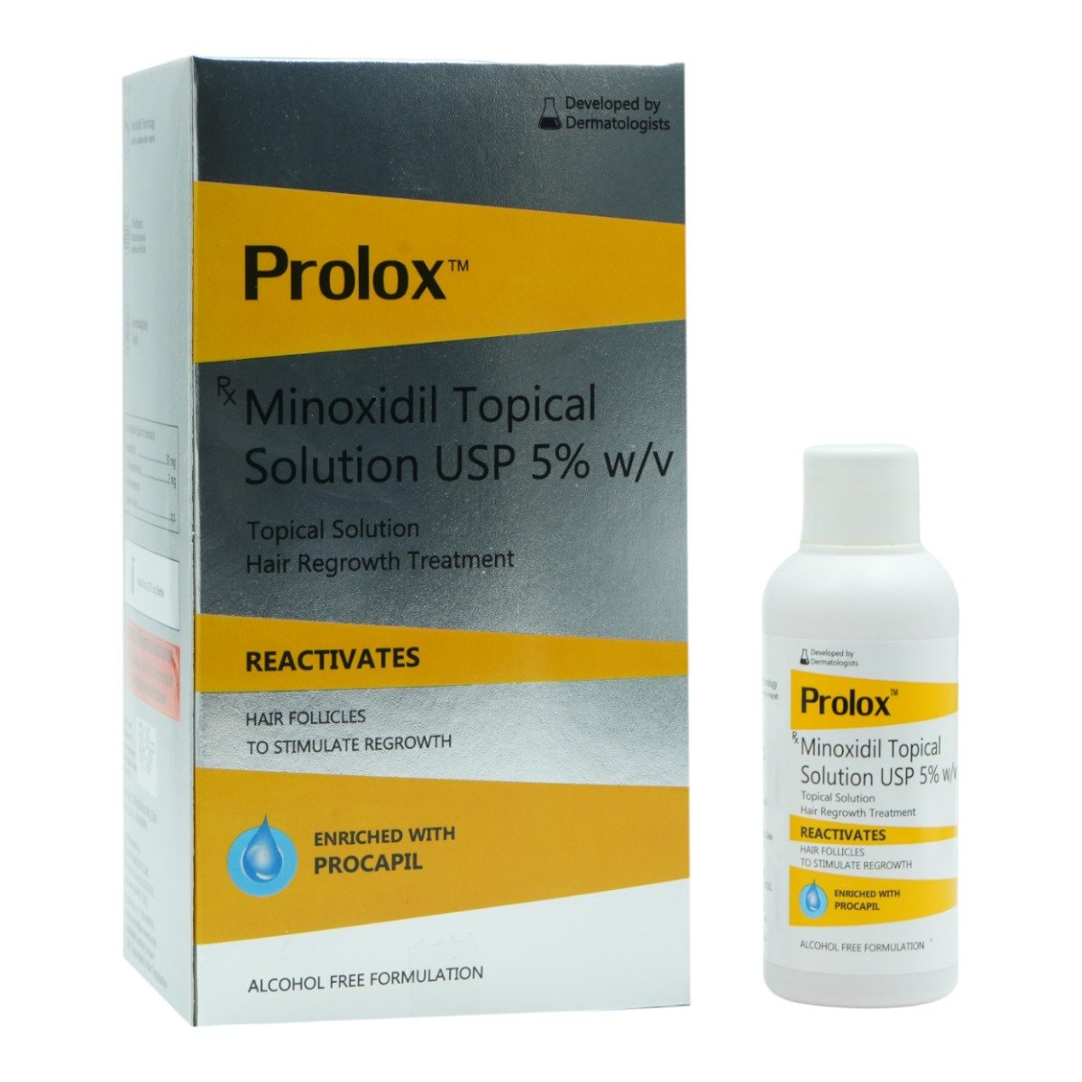 Prolox 5% Topical Solution 60 ml, Pack of 1 SOLUTION Prolox 5% Topical Solution 60 ml, Pack of 1 SOLUTION