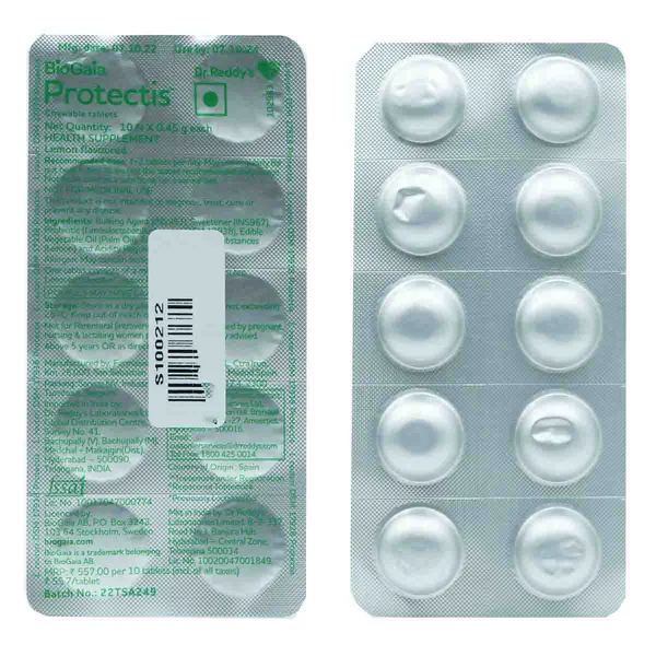 Biogaia Protectis Lemon Chewable Tablet 10's