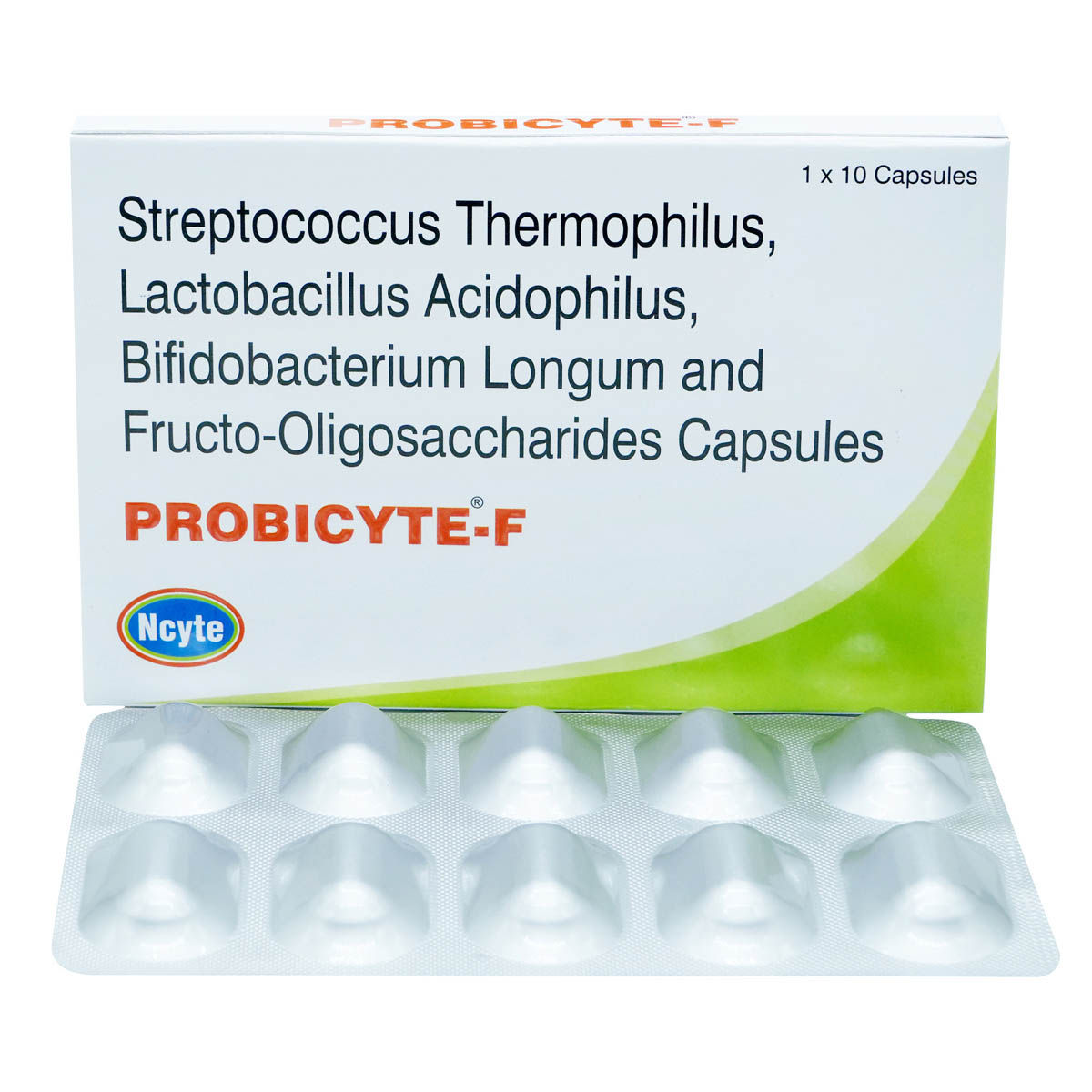 Probicyte-F Capsule 10's, Pack of 10 Probicyte-F Capsule 10's, Pack of 10