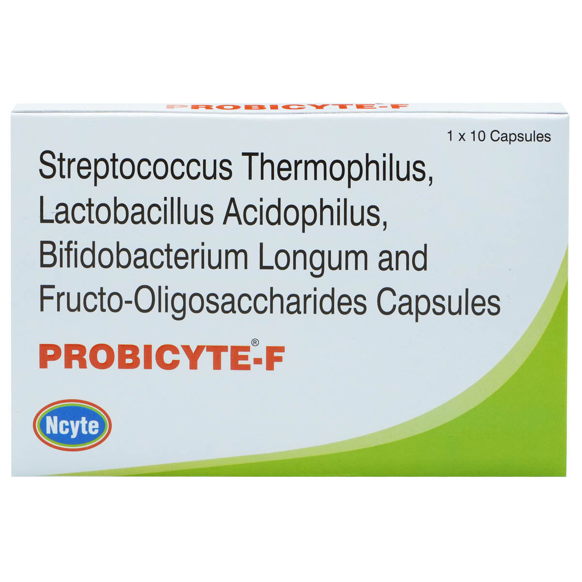 Probicyte-F Capsule 10's, Pack of 10 Probicyte-F Capsule 10's, Pack of 10