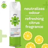 Godrej Protekt Air &amp; Surface Disinfectant Citrus Spray, 240 ml, Pack of 1