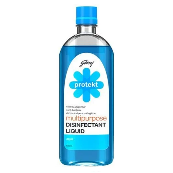 Godrej Protekt Multi Purpose Disinfectant Aqua Liquid, 500 ml, Pack of 1
