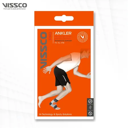 Vissco Pro Ankler XXL Grey 2708, 1 Pair