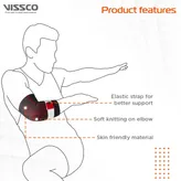 Vissco Pro Elbow Support with Strap XXL, 1 Count, Pack of 1