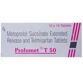 Prolomet T 50 Tablet 10's, Pack of 10 TabletS
