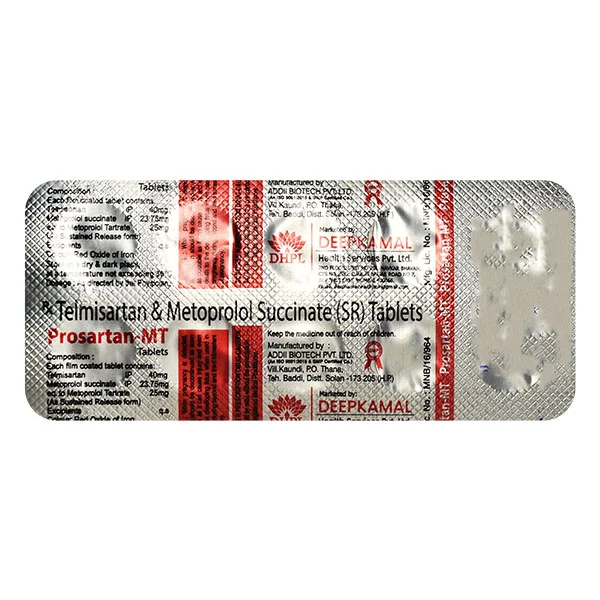 Prosartan MT Tablet 10's, Pack of 10 TABLETS