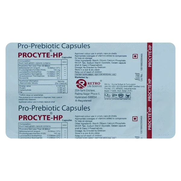 Procyte-HP Capsule 10's