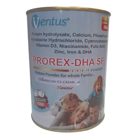 Prorex-DHA Sugar Free American Ice Cream Powder 200 gm