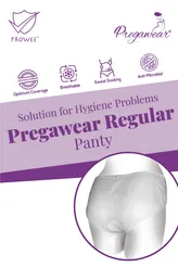 Prowee Pregawear Pre &amp; Post Partum Minor Discharge Panty Large, 5 Count, Pack of 1