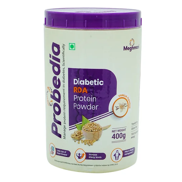 Probedia Diabetic RDA Vanilla Flavour Protein Powder 400 gm
