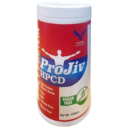 Projiv HPCD Whey Protein Sugar Free Strawberry Flavour Powder 400 gm