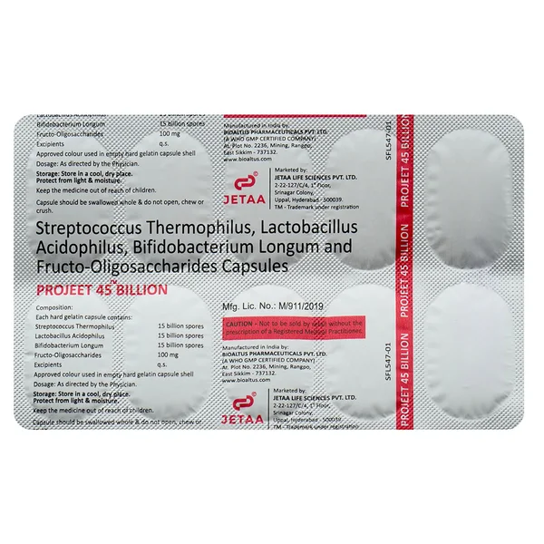 Projeet 45 Billion Capsule 10's