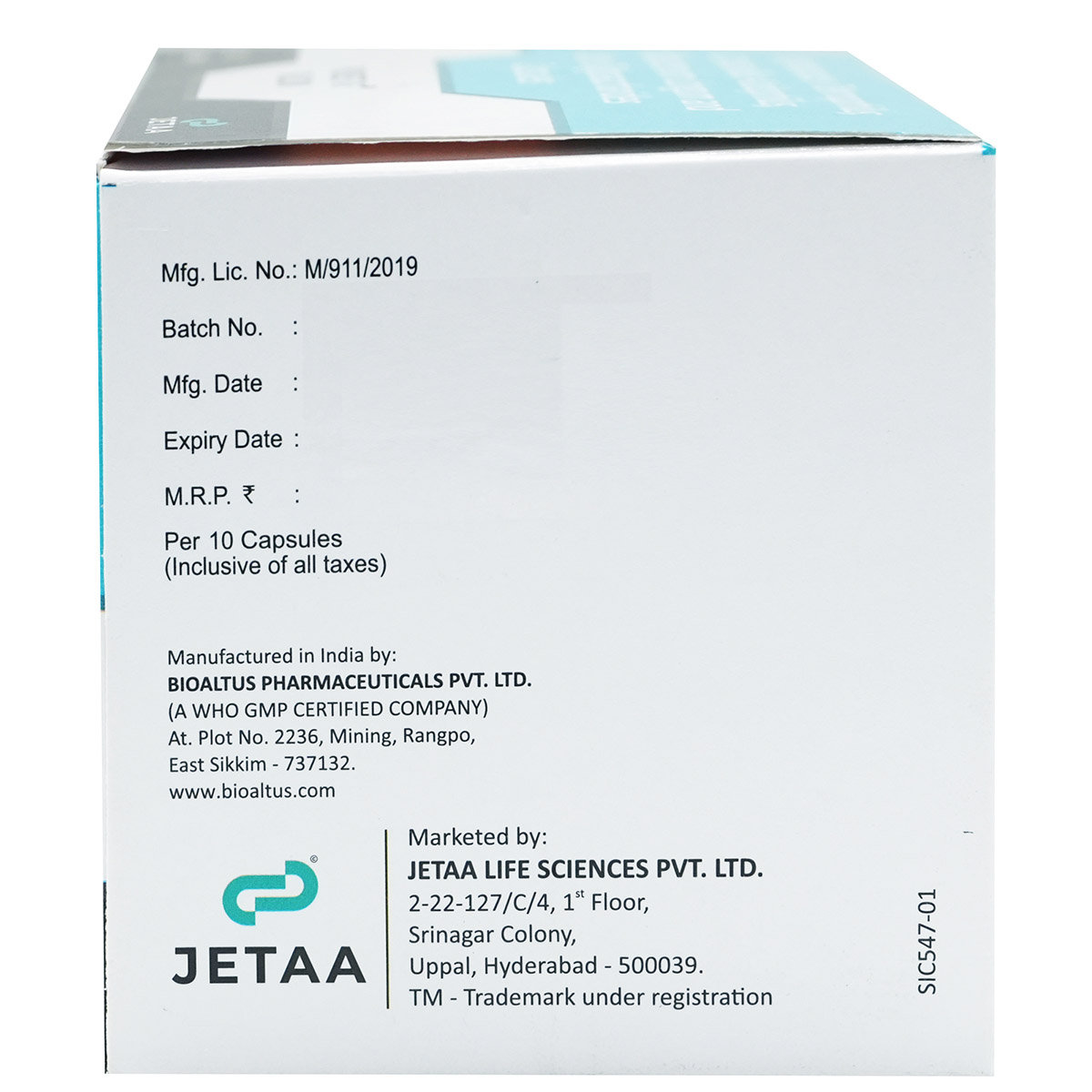 Projeet 45 Billion Capsule 10's, Pack of 10 Projeet 45 Billion Capsule 10's, Pack of 10