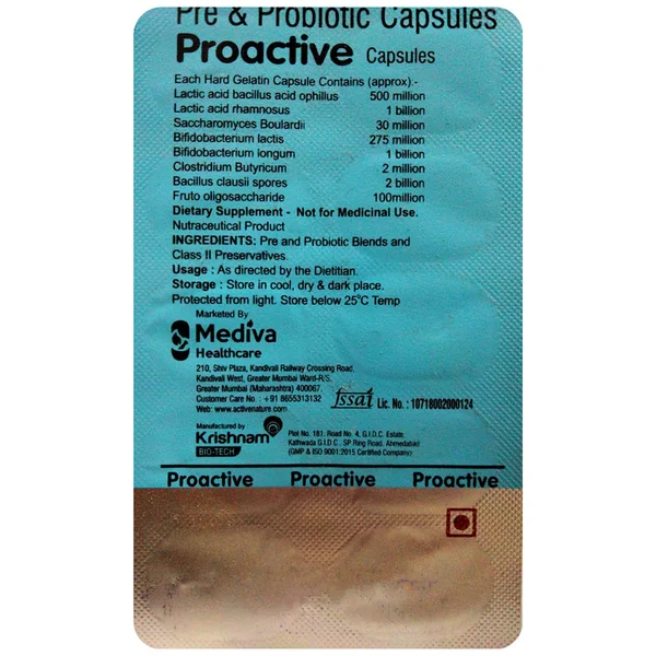 Proactive Capsule 10's, Pack of 10