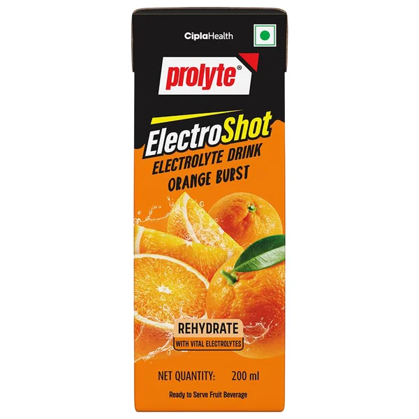 PROLYTE ELECTROSHOT ORANGE BURST 200ML, Pack of 1