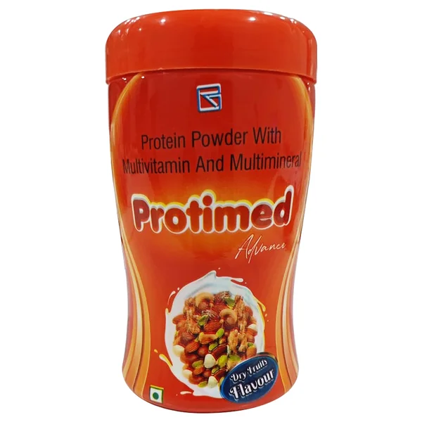 Protimed Advance Dryfruit Flavour Powder, 200 gm Jar